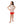 Load image into Gallery viewer, Cherry Patterned Slip On Girl Pajama Set - Light Grey &amp; Red
