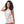 Load image into Gallery viewer, Printed Top &amp; Red Shorts Pajama Set - Heather
