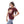 Load image into Gallery viewer, Printed Cat Slip On Rounded Neck Girls T-Shirt - Dark Red
