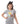 Load image into Gallery viewer, Cute Summer Round Neck Slip On Girls T-Shirt - Grey
