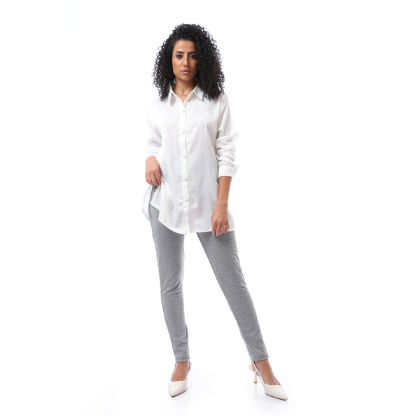 houndstooth_pants_with_elastic_waist_-_black_-_white