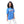 Load image into Gallery viewer, Over-sized Printed Casual T-shirt - Blue
