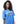 Over-sized Printed Casual T-shirt - Blue