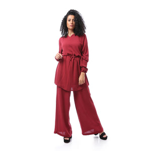 Red Fashionable & Comfortable Suit Set