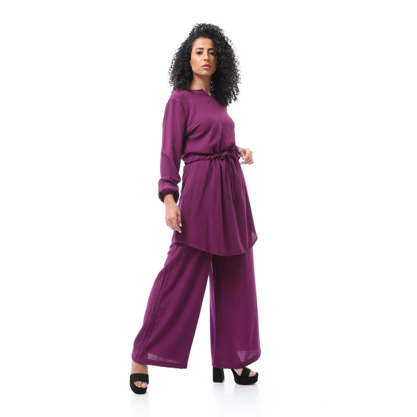 purple-fashionable-comfortable-suit-set