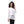 Load image into Gallery viewer, Self-patterned Blouse &amp; Solid Top Set - White
