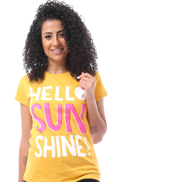 short_sleeves_top_-_slip-on_pajama_set_-_mustard_-_black