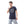 Load image into Gallery viewer, Printed Rounded Neck Slip On Summer T-Shirt - Navy
