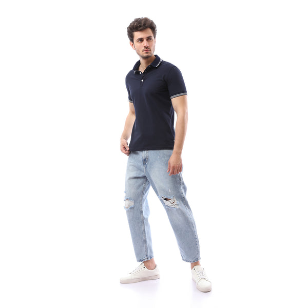 regular_fit__buttoned_polo_shirt_-_blue