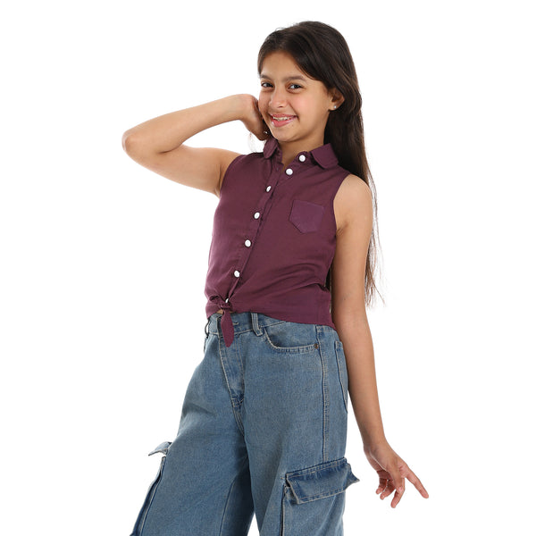 sleeveless_eggplant_self_patterned_girls_shirt