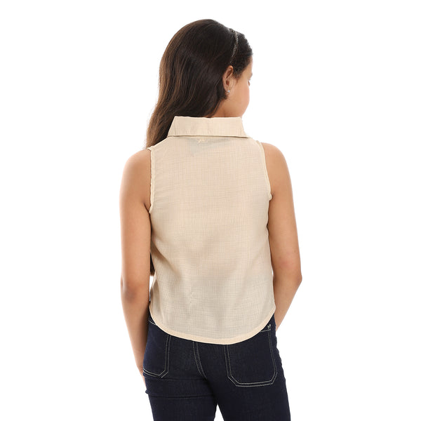 buttoned_down_textured_shirt_-_beige