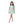 Load image into Gallery viewer, Girls Floral Off-Shoulders Dress - Mint
