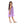 Girls Floral  Sleeveless Dress - Light Purple