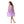 تحميل الصورة في عارض المعرض ، Girls Floral  Sleeveless Dress - Light Purple
