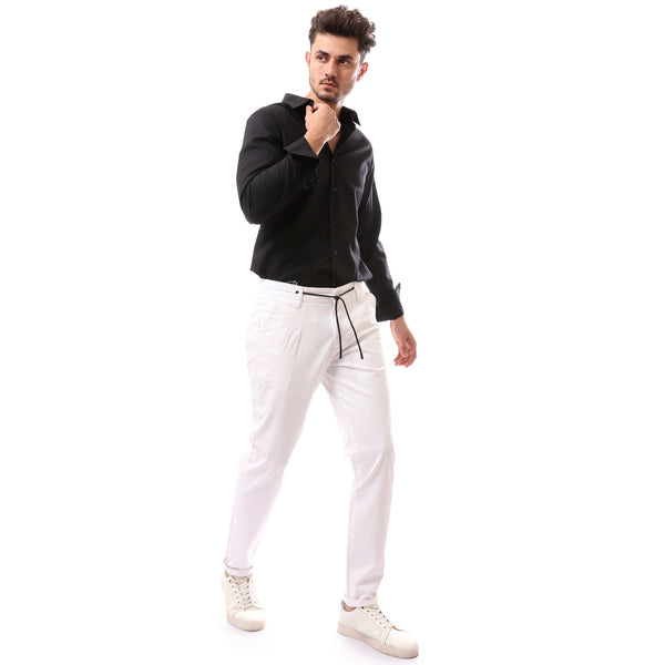 black_cotton_comfy_all_seasons_buttoned_shirt