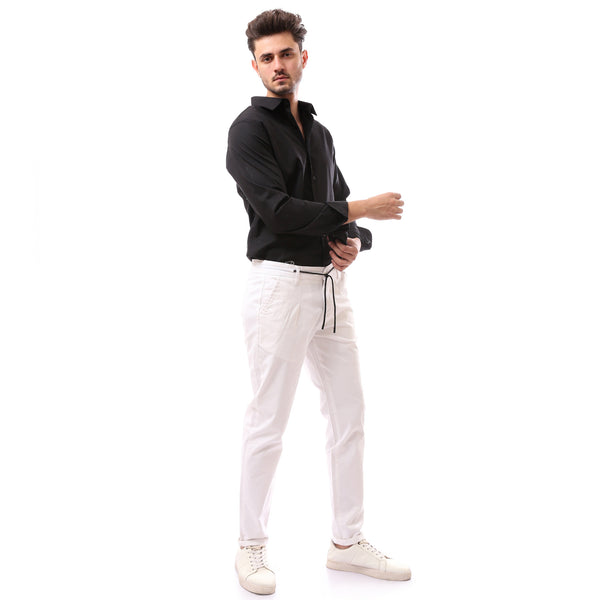 black_cotton_comfy_all_seasons_buttoned_shirt