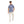 Load image into Gallery viewer, Heather Blue Turn Down Collar Polo Shirt
