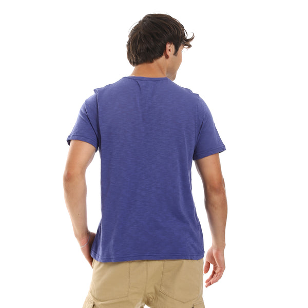 heather_blue_round_neck_slip_on_tee