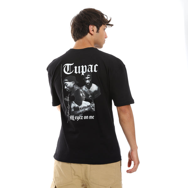 Slip On "Tupac" Printed Cotton Men Tee