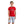 تحميل الصورة في عارض المعرض ، Printed Pattern Front And Back Short Sleeves Boys T-Shirt - Carmine Red
