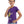 تحميل الصورة في عارض المعرض ، Printed Pattern Short Sleeves Boys T-Shirt - Purple
