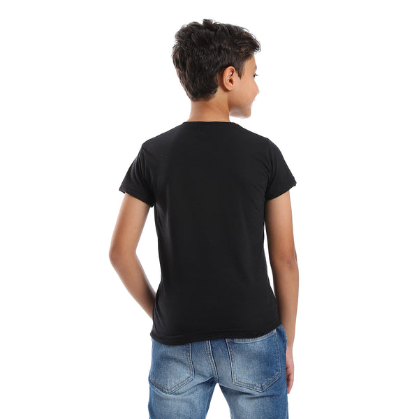 Slip On Rounded Neck Printed Boys Tee