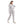 Load image into Gallery viewer, Notched Collar Buttoned Plain Women Jumpsuit - Light Grey
