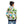 Load image into Gallery viewer, Self Pattern Long Sleeves Boys Hoodie - White, Lime Green &amp; Turquoise
