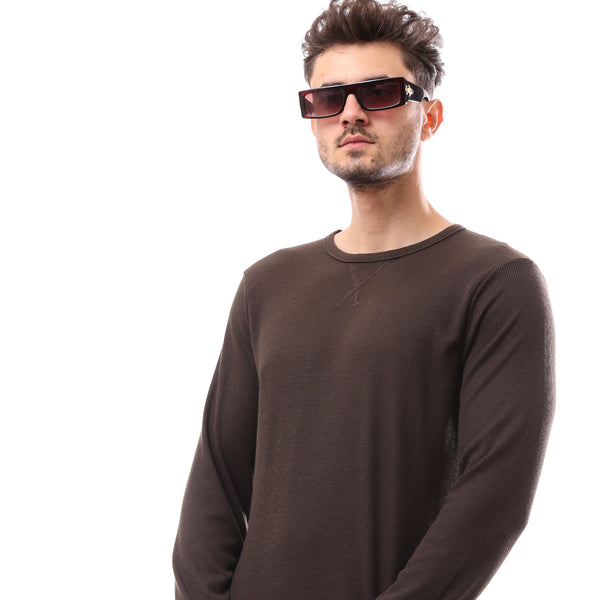 brown_slip_on_knitted_winter_pullover