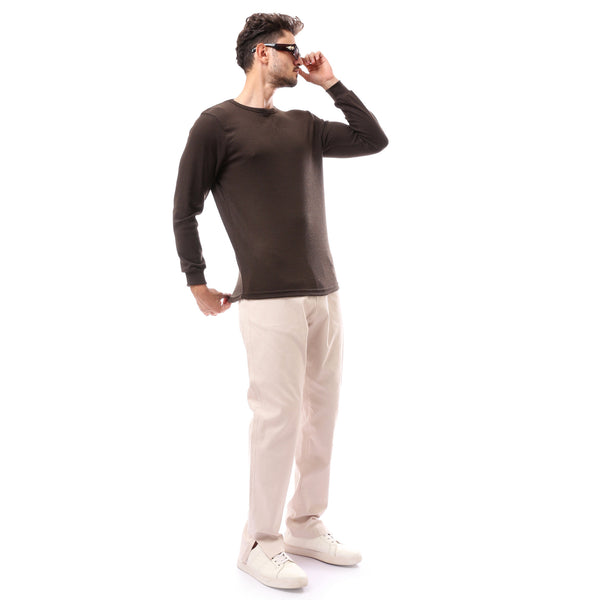 brown_slip_on_knitted_winter_pullover