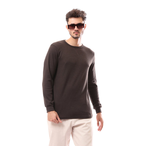 brown_slip_on_knitted_winter_pullover