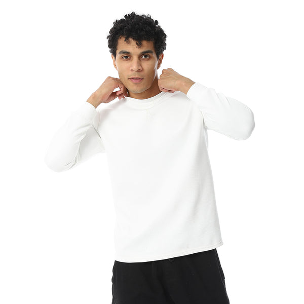 Off_White_Pique_Pattern_Slip_On_Sweatshirt