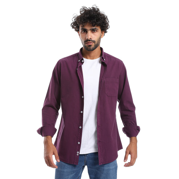 Buttons Down Closure Long Sleeves Shirt