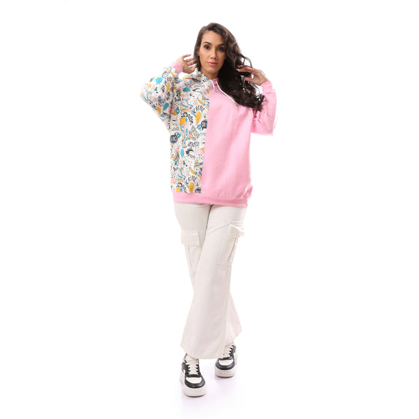 multicolour_patterned_slip_on_comfy_hoodie