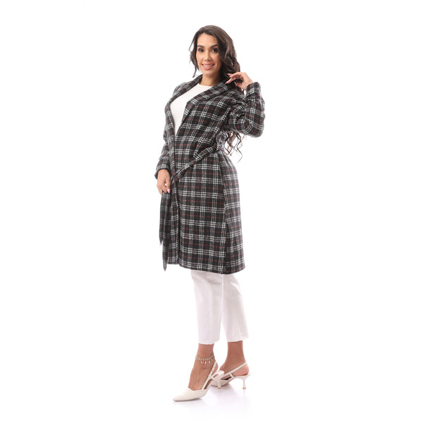 black_patterned_long_cotton_robe