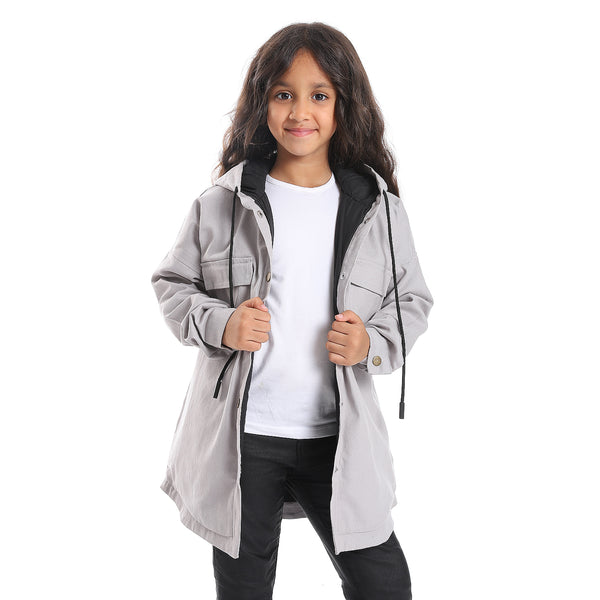 press_button_closure_hoodie_neck_girls_jacket_-_light_grey
