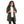 Load image into Gallery viewer, Press Button Closure Hoodie Neck Girls Jacket - Olive Green
