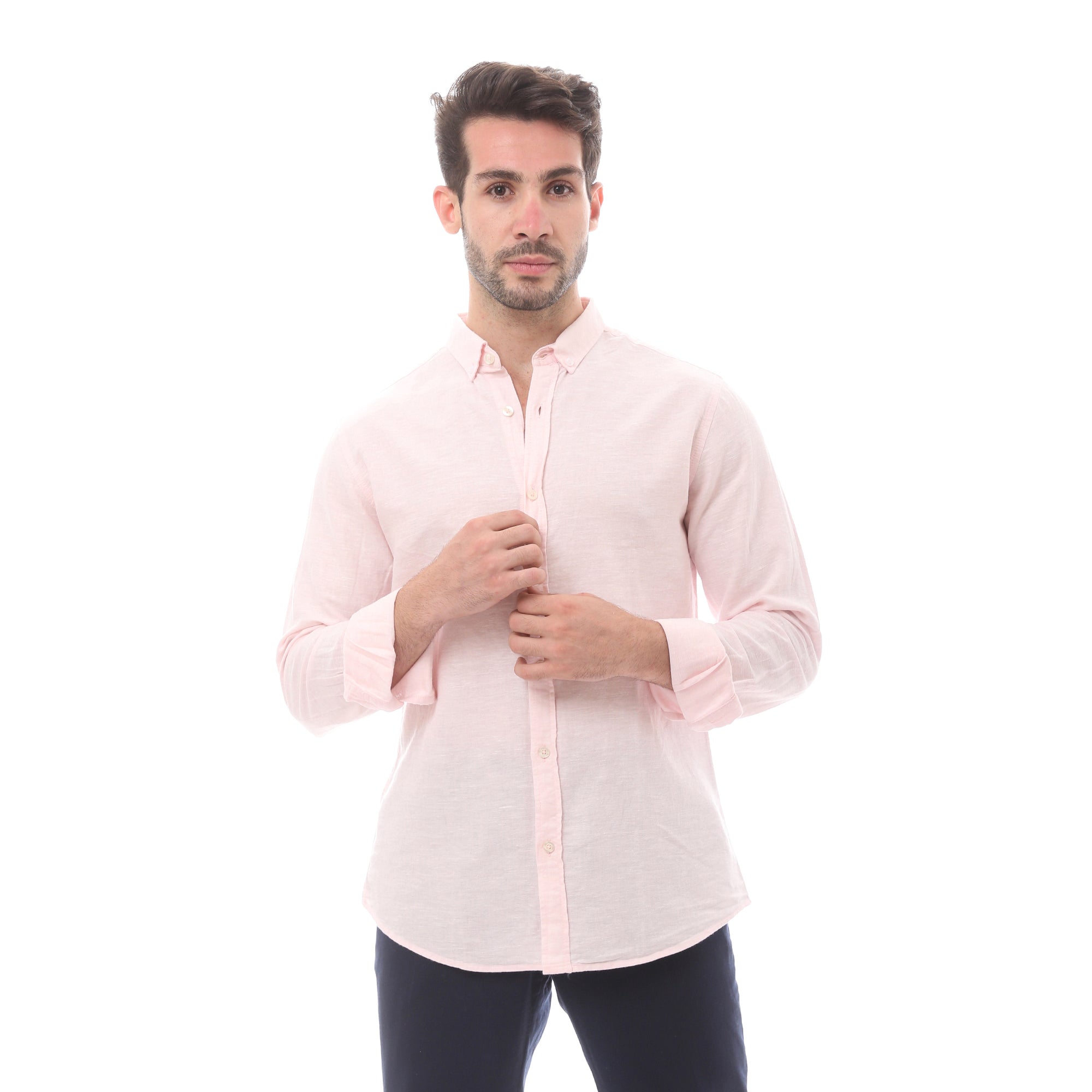 Andoraeg Light Beige All Seasons Buttoned Shirt – Andora