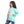 Load image into Gallery viewer, Regular Fit Multi-Pattern Girls Hoodie - Mint Green, White, Fuchsia
