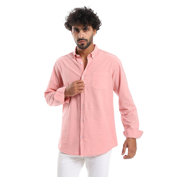 buttons_down_closure_long_sleeves_shirt_-_salmon_pink