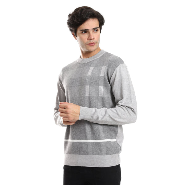 self-pattern-round-neck-pullover-shades-of-grey