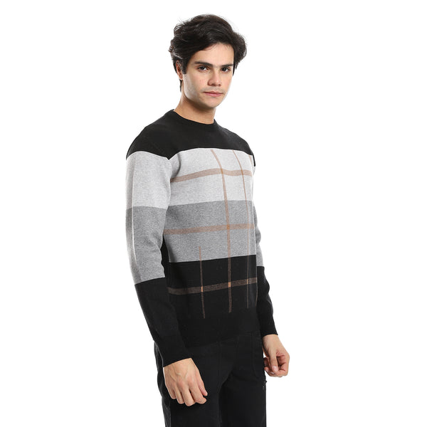 windowpane-pattern-round-neck-pullover-black-shades-of-grey