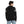 تحميل الصورة في عارض المعرض ، Self Pattern Long Sleeves Hooded Sweater - Black &amp; Grey
