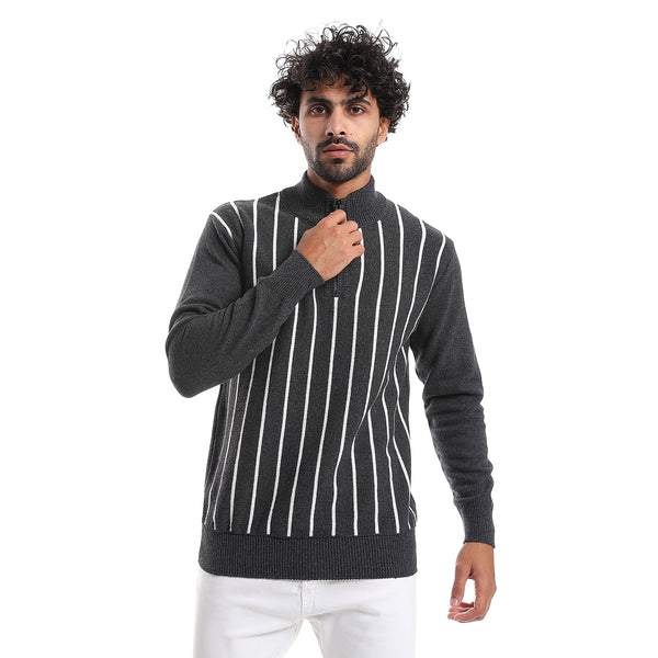 Long Sleeves High Neck Pullover