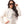 African Girl' Printed Slip On Off White Pullover