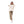 African Girl' Printed Slip On Off White Pullover