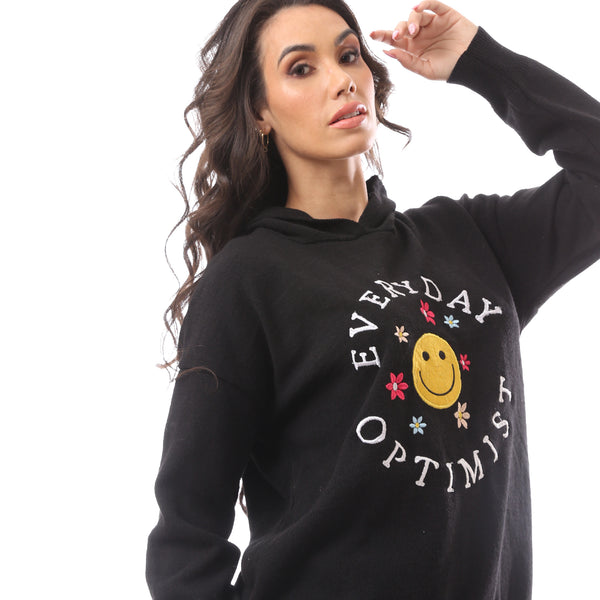 black-oversized-knitted-sweatshirt