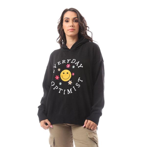 black-oversized-knitted-sweatshirt