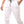 Load image into Gallery viewer, White Fly Zipper Buttoned Trousers With Drawstrings
