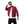 Load image into Gallery viewer, Dark Red Fly Zipper Patterned Jacket
